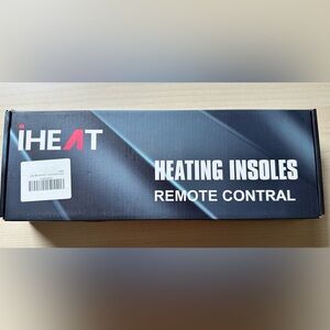 iHEAT Heating Insoles with Remote Control Rechargeable Electric Heated Insoles